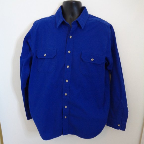 Woolrich Men's Shirt Brushed Cotton Vintage USA - Picture 1 of 5